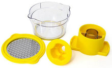Load image into Gallery viewer, Corn Stripping Tool Corn Cutter &amp; Remover with Built-In Measuring Cup Grater