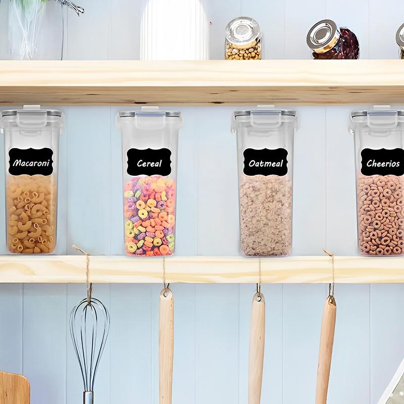 STORFEX 2.5L Storage Container Set - Black (4 Pack)