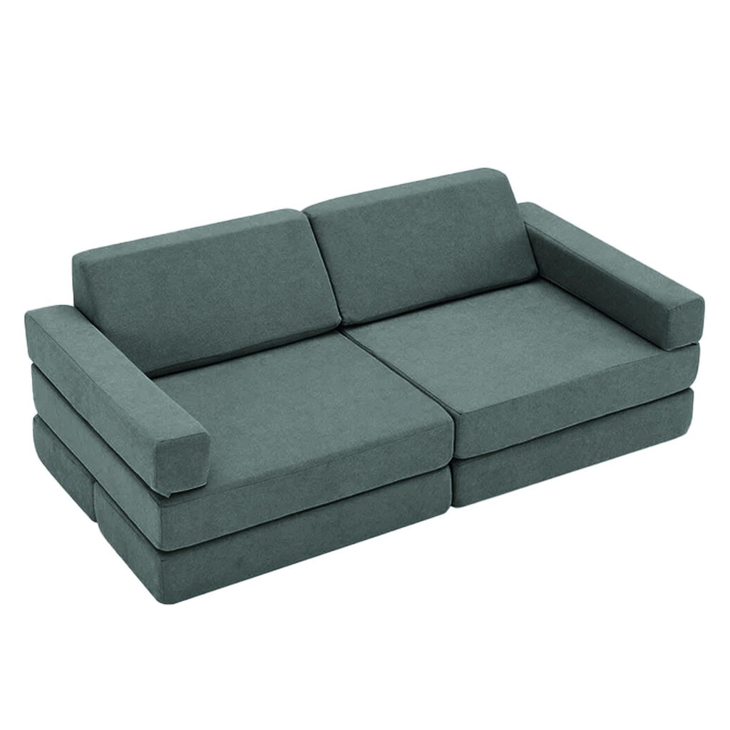 Fraser Country 14 Piece Modular Double Kids Play Sofa Grey