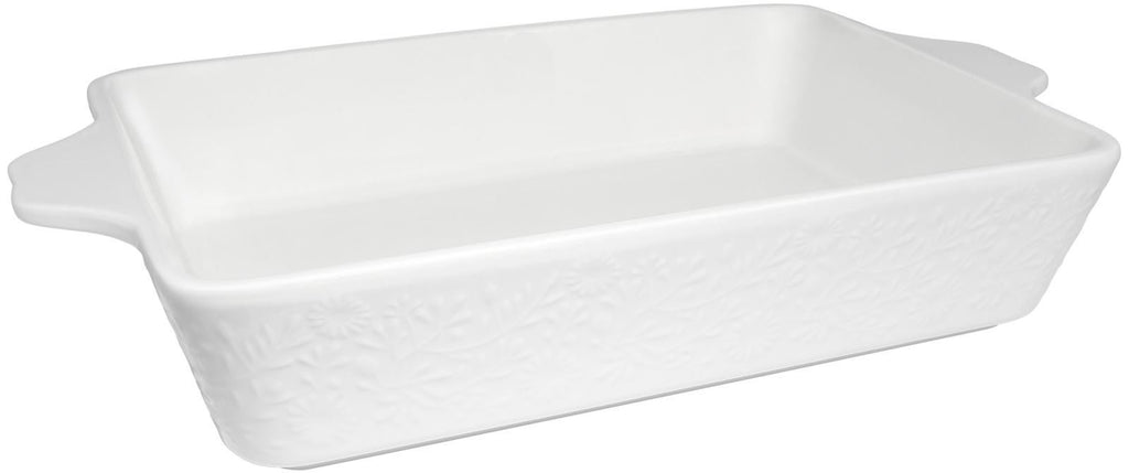 Maxwell & Williams: Blooms Rectangular Baker - White (32x22x6.5cm)
