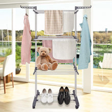 Load image into Gallery viewer, STORFEX 4-Tier Drying Rack - Grey