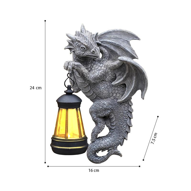 GREENYHAVEN Outdoor Dragon Solar Lantern