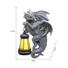 Load image into Gallery viewer, GREENYHAVEN Outdoor Dragon Solar Lantern