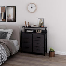 Load image into Gallery viewer, Ovela 5 Large Drawer Storage Chest - Nordic Black