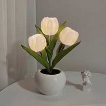 Load image into Gallery viewer, LUMIRO Tulip Night Light - White