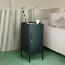 Load image into Gallery viewer, Fraser Country Milan Metal 1 Door Cabinet - Dark Granite Grey