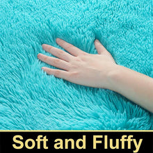 Load image into Gallery viewer, Soft Area Rug - Teal (Large, 153 x 203cm)
