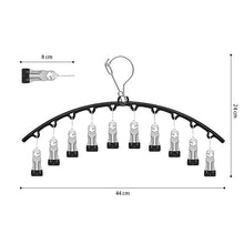 Load image into Gallery viewer, STORFEX 10-Clips Legging Closet Organizer - Black