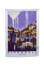 Load image into Gallery viewer, Lord of the Rings: Tea Towel - Rivendell &amp; Hobbiton - The Lord of the Rings