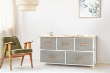 Load image into Gallery viewer, Ovela: 5 Drawer Storage Chest - Beige