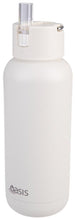 Load image into Gallery viewer, Oasis: Stainless Steel Ceramic MODA Triple Wall Insulated Drink Bottle - Alabaster (1L)