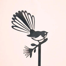 Load image into Gallery viewer, MetalBird Piwakawaka Plant Stake - 70cm