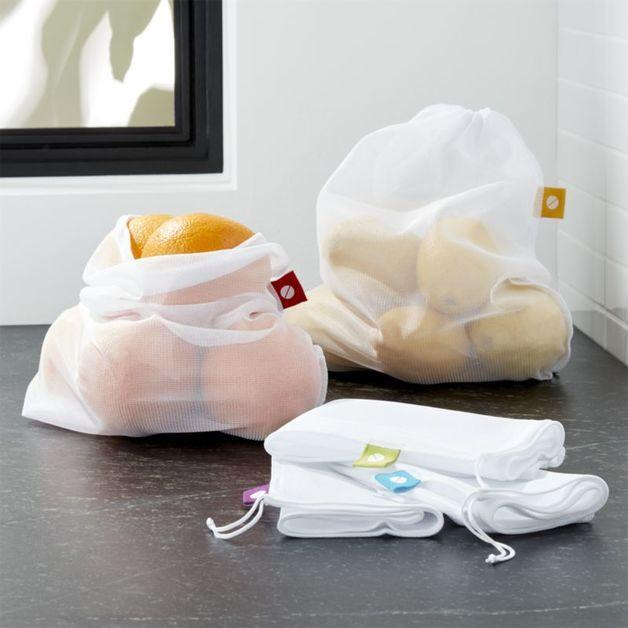 Appetito: Reusable Mesh Produce Bags (Set of 8) - D.Line