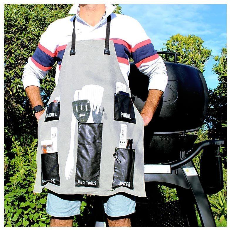 Moana Road: BBQ Apron - Black