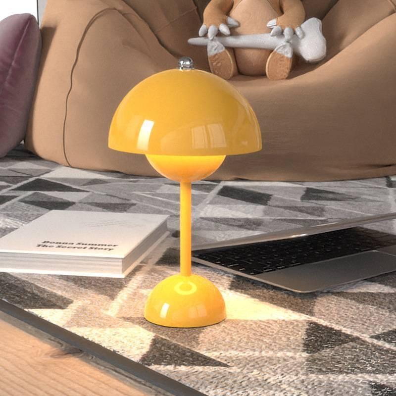Bud-Shaped Table Lamp - Yellow (2 Pack)