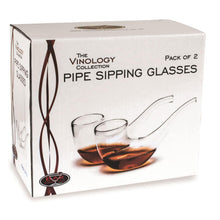 Load image into Gallery viewer, Vinology: Brandy Pipe Sipping Glasses (Set of 2)