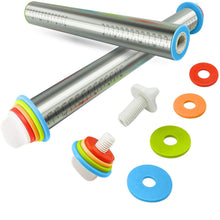 Load image into Gallery viewer, Ape Basics: Adjustable Stainless Steel Rolling Pin