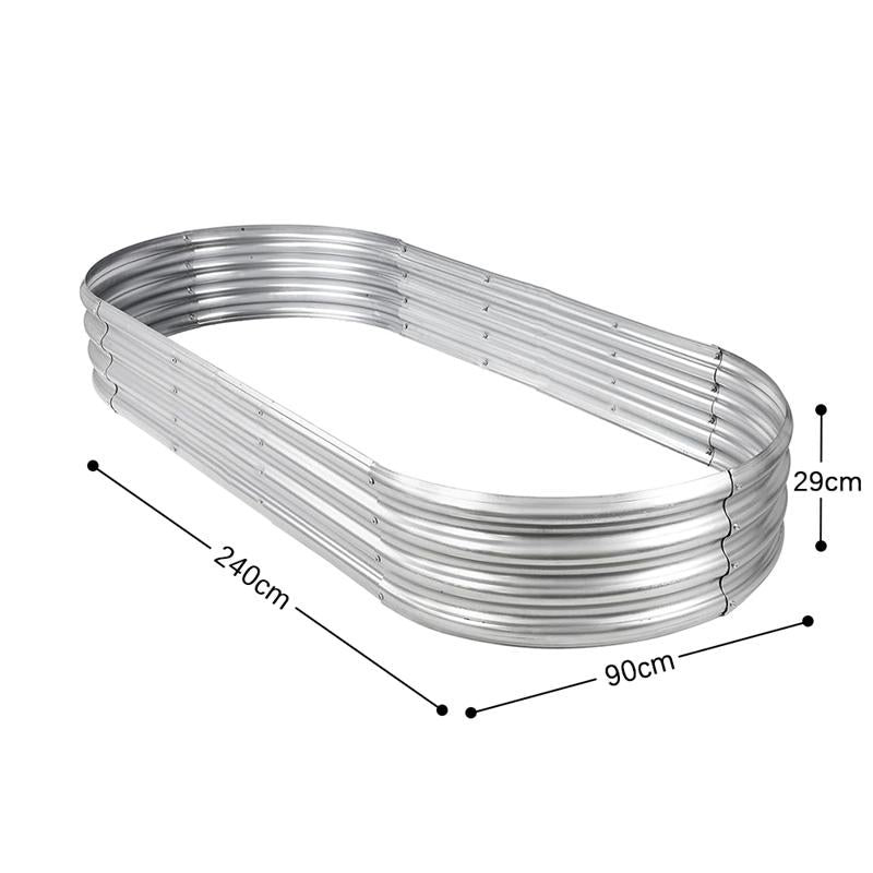 GREENHAVEN Raised Garden Galvanized Planter Boxes - XLarge