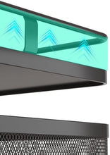 Load image into Gallery viewer, Four-Layer Square Rotating Storage Shelf - Black