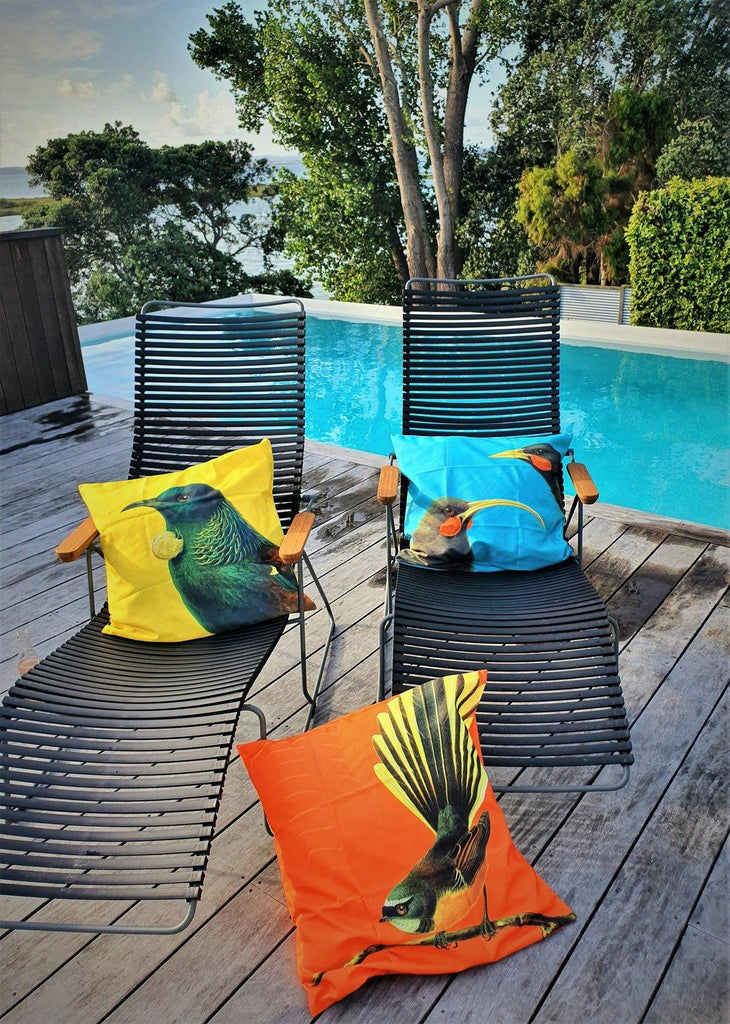 100% NZ: Bright Tui Cushion Cover