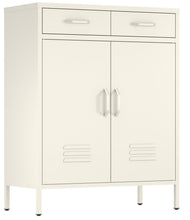 Load image into Gallery viewer, Fraser Country Milan Metal Cabinet With Drawers - Cream