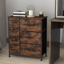 Load image into Gallery viewer, Fraser Country 7 Drawer Storage Chest - Rustic Walnut
