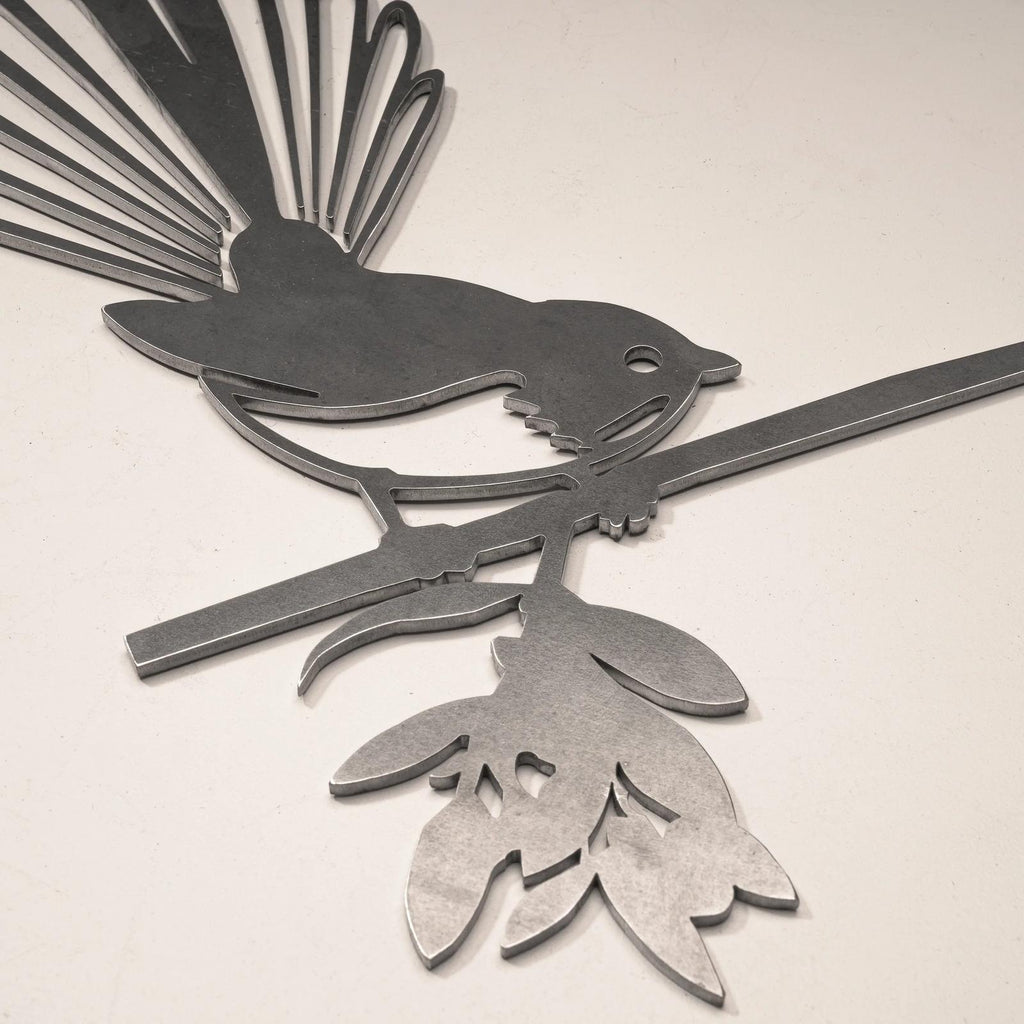 MetalBird Piwakawaka Fantail Garden Art