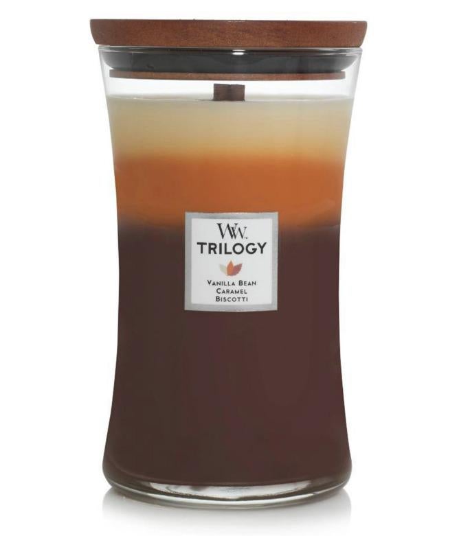 Woodwick: Trilogy Candle - Cafe Sweets (Large)