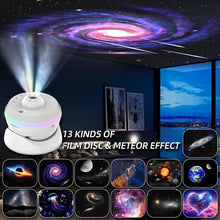 Load image into Gallery viewer, 13 in 1 360? Rotating Meteor HD Galaxy Star Projector