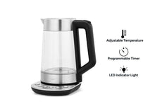 Load image into Gallery viewer, Kogan 1.7L Double Wall Glass Kettle with Digital Base