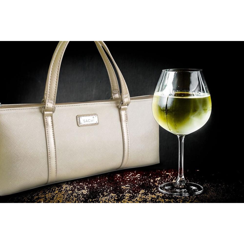 Sachi: Insulated Wine Purse - Champagne Gold - D.Line