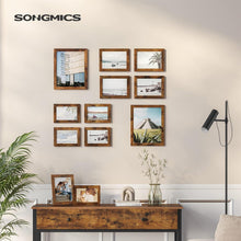 Load image into Gallery viewer, SONGMICS Collage Picture Frames (Pack of 10) - Rustic Brown