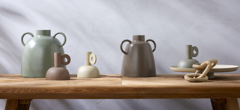 Amalfi: Britten Candle Holder - Beige