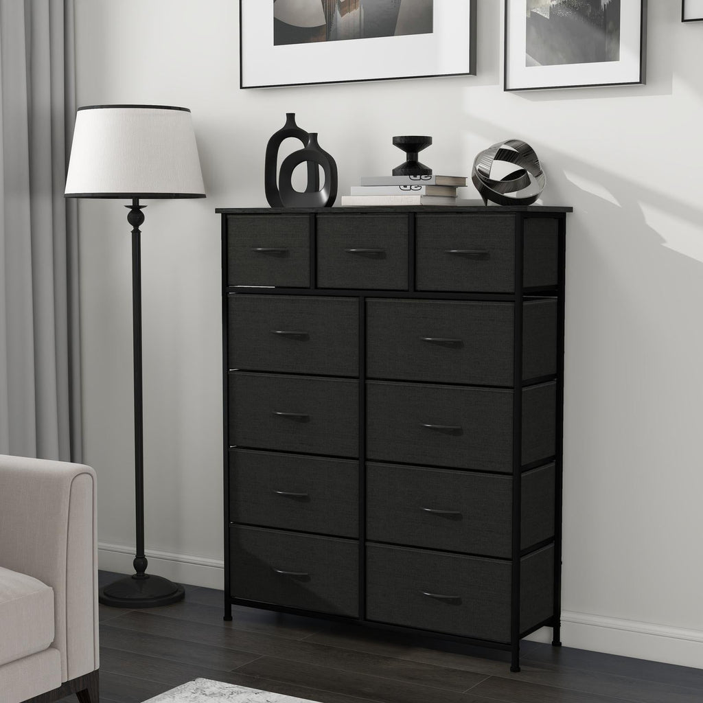 Fraser Country 11 Drawer Storage Chest - Dark Grey