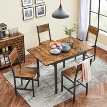 Load image into Gallery viewer, Vasagle : Folding Dining Table - Rustic Brown