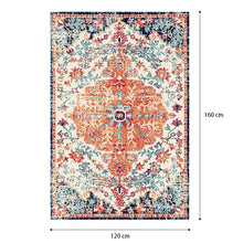 Load image into Gallery viewer, COMFEYA 120x160cm Mat for Hard Floors - Orange &amp; Blue