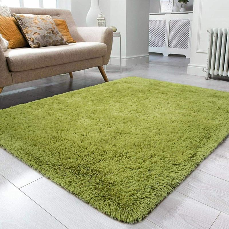 Soft Area Rug - Green (Large, 153 x 203cm)