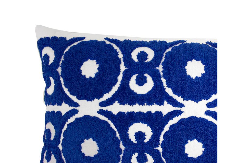 Bambury: Philippa Rectangle Cushion - Azure