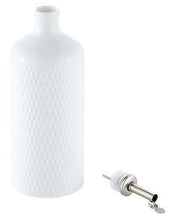 Load image into Gallery viewer, Maxwell &amp; Williams: White Basics Diamonds Oil Bottle With Stainless Steel Pourer (500ml)