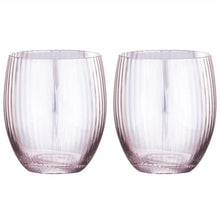 Load image into Gallery viewer, Tempa:Thalia Pink Quartz Lowball Tumbler (Set of 2)