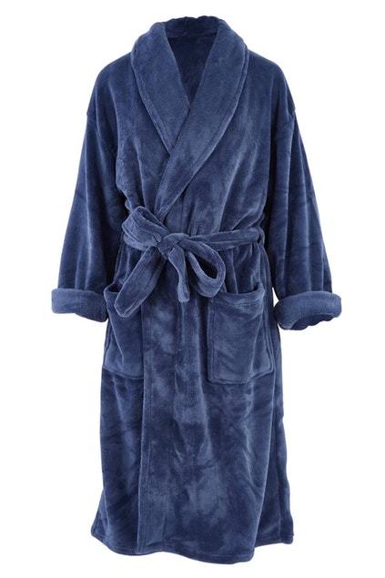 Bambury: Denim Microplush Robe (Medium/Large)