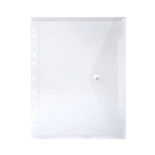 Load image into Gallery viewer, Marbig: Binder Pocket with Button Closure - Clear