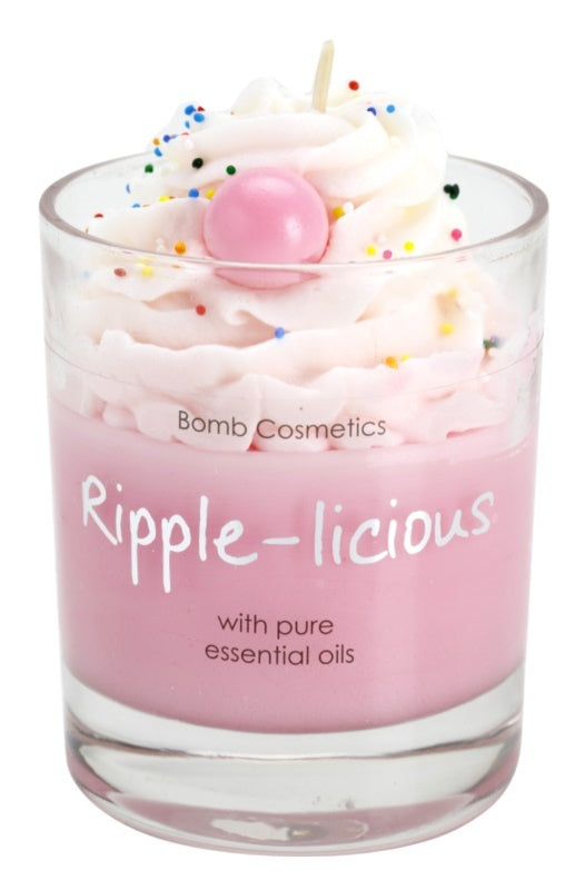 Bomb Cosmetics: Piped Candle - Ripple-licious