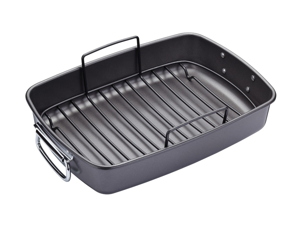 MasterCraft: Non-Stick Roaster With Rack (40cm)