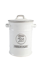 Load image into Gallery viewer, T&amp;G: Pride of Place Tea Jar (White)