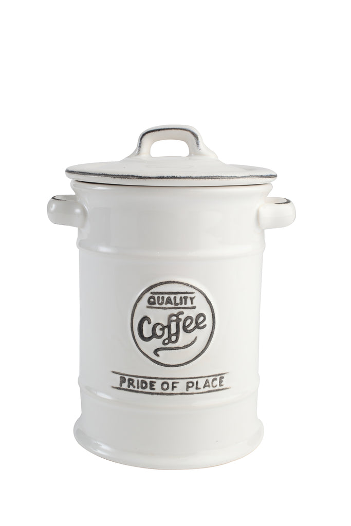 T&G Pride of Place Coffee Jar (White)
