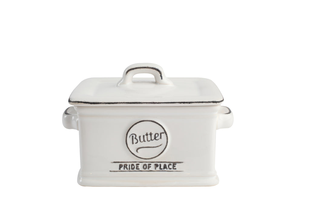 T&G: Pride of Place Butter Dish (White)