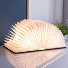 Load image into Gallery viewer, Ginko Walnut Mini Smart Led Light Book