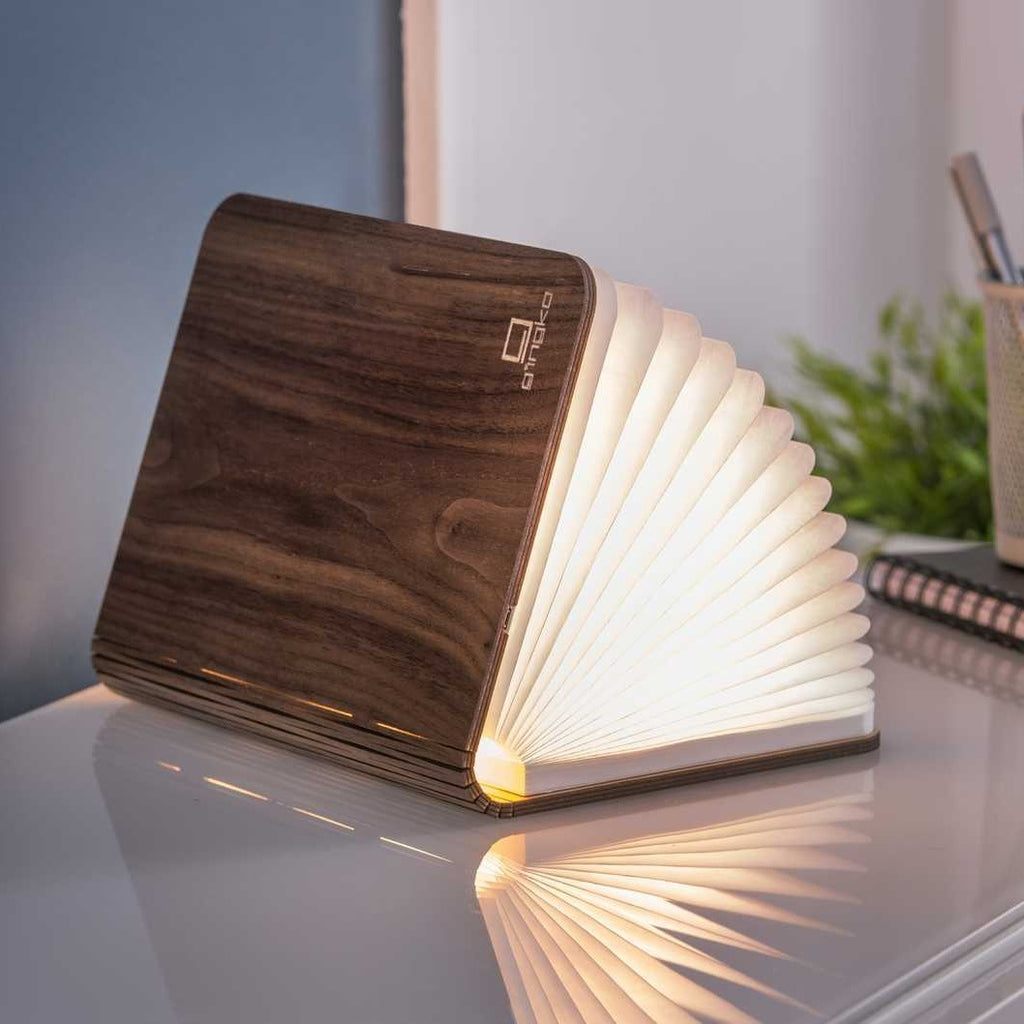 Ginko Walnut Mini Smart Led Light Book