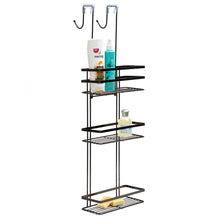 Load image into Gallery viewer, Black Onyx: Overscreen Shower Caddy (3 Shelves) - L.T. Williams